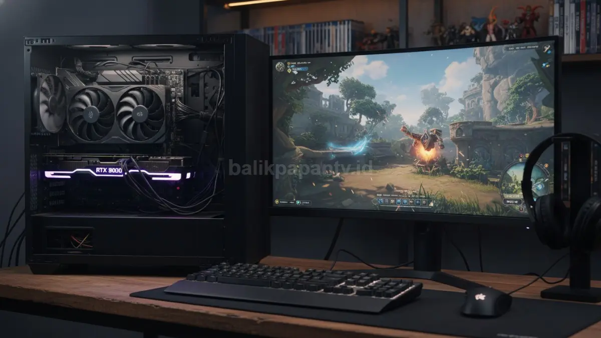Setup PC gaming 7 jutaan dengan komponen bekas performa tinggi siap 4K