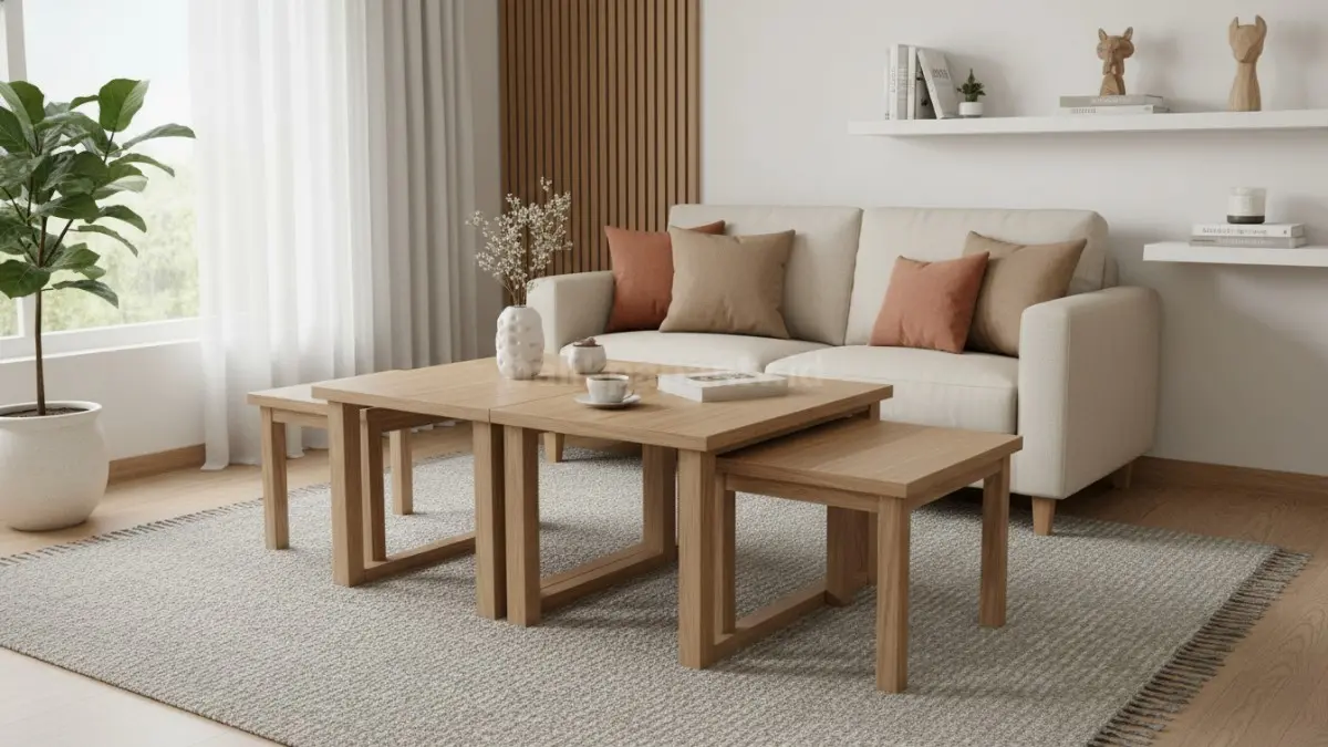 Coffee table modular atau nesting