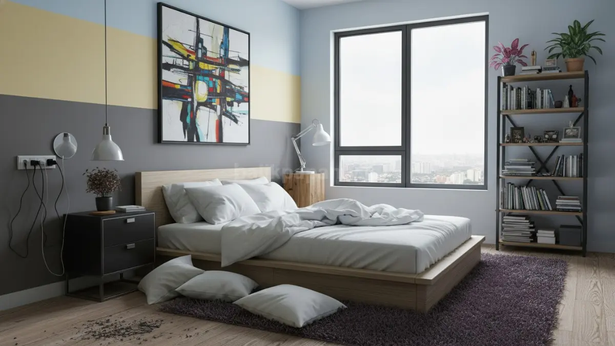 contoh kesalahan desain kamar minimalis yang sering terjadi
