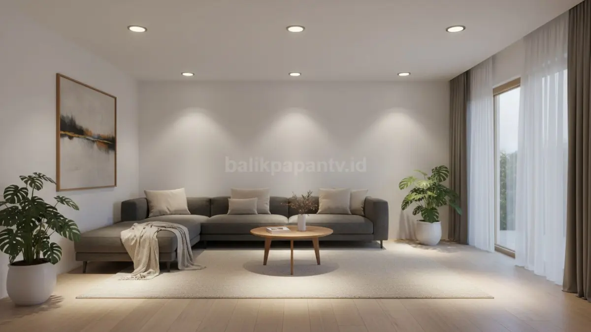 LED downlight tanam
