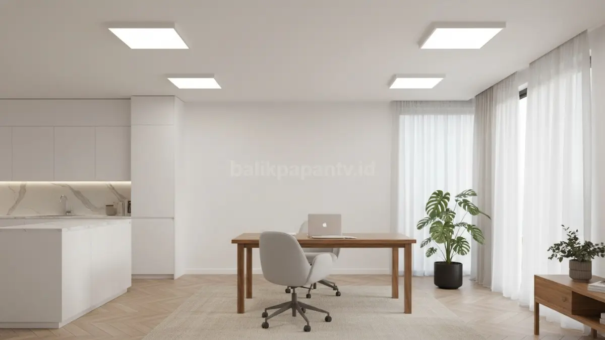 LED panel flat