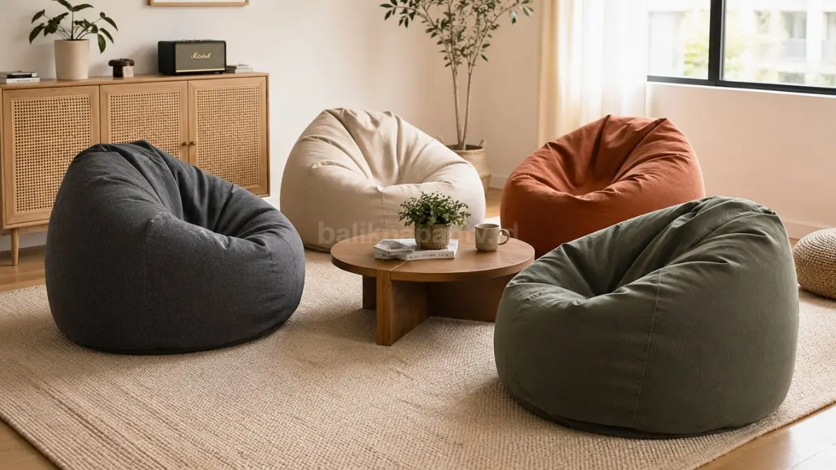 Bean bag modern di ruang tamu. (BTV/Ai)