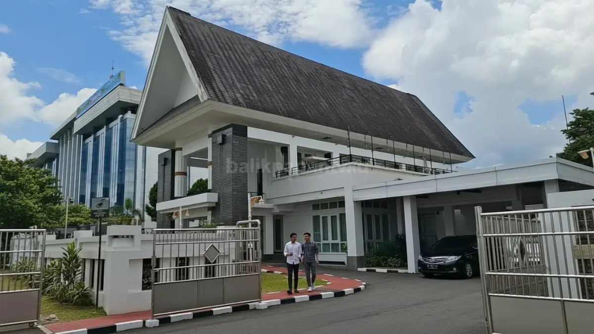Rumah jabatan gubernur Kaltim.
