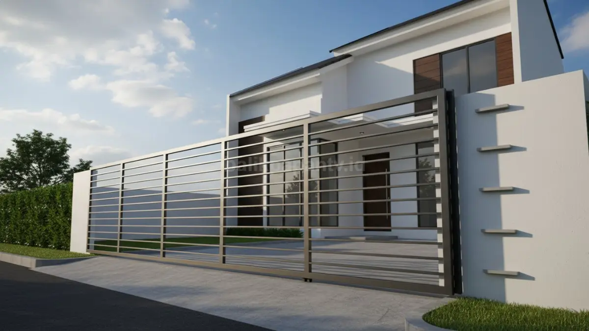 Desain pagar rumah yang salah dan mudah dipanjat
