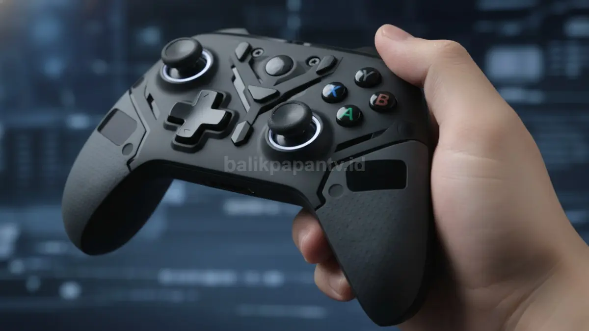 Detail grip dan tekstur pada Rexus GX550 yang nyaman di tangan (BTV/Ai)