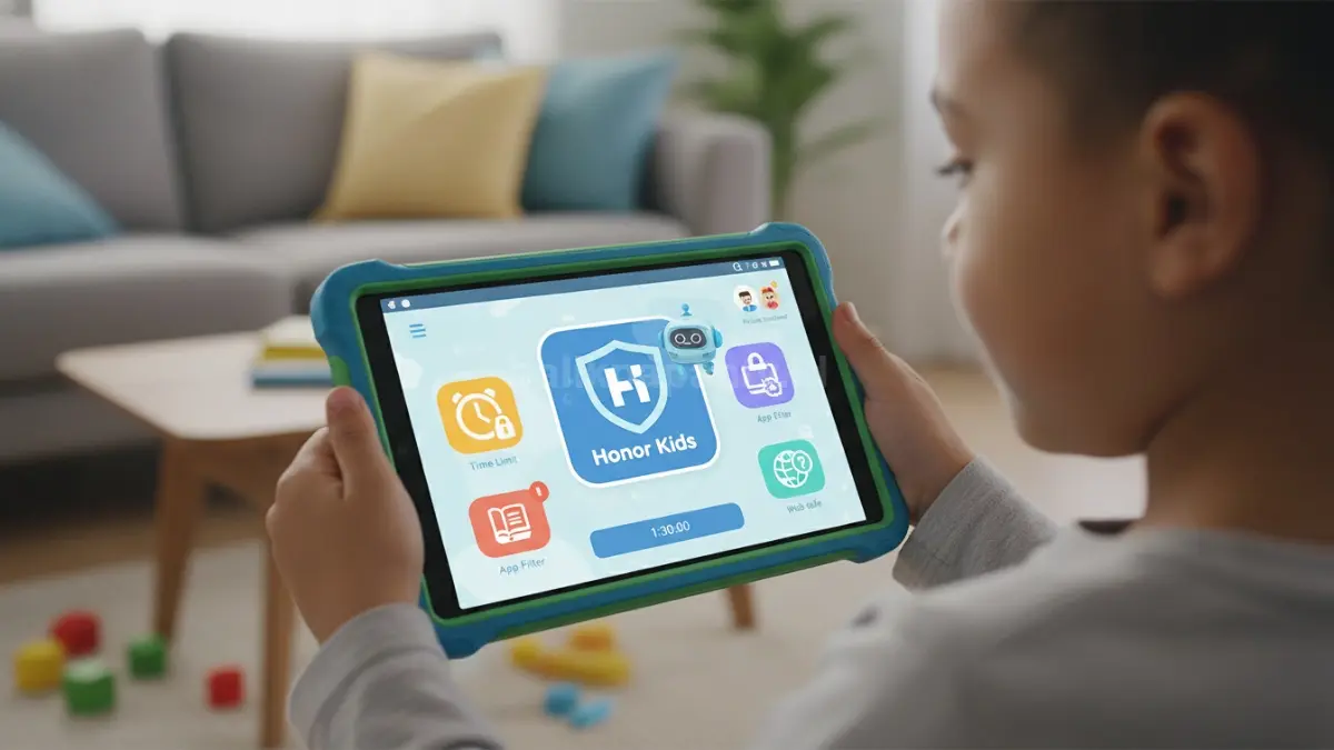 Fitur Honor Kids untuk kontrol orang tua pada tablet anak (BTV/Ai)