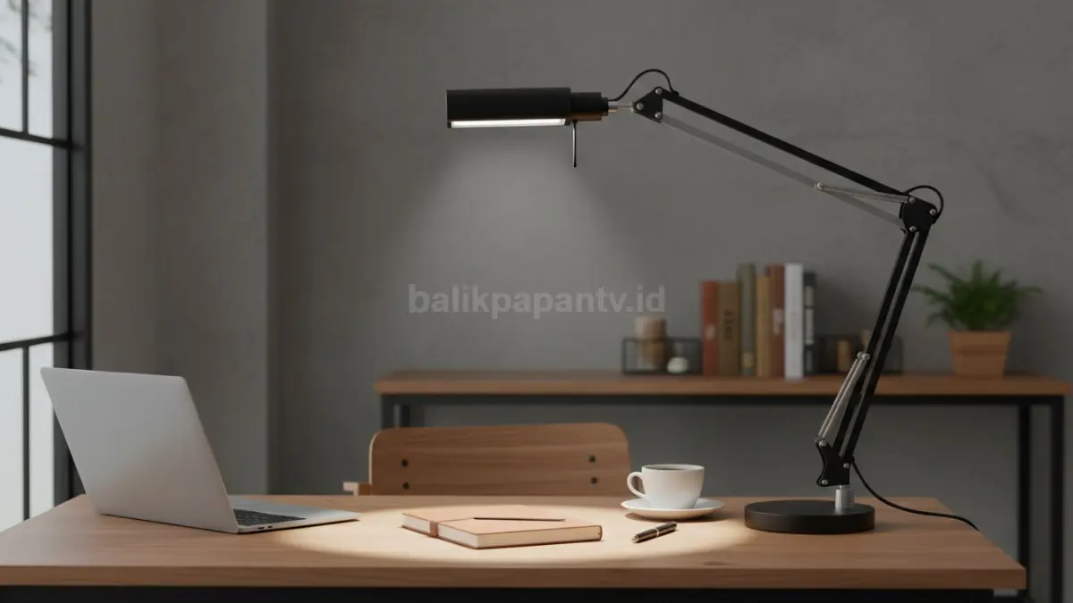 Lampu meja adjustable modern (BTV/Ai)