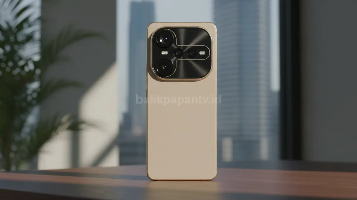 Nubia Focus Pro 5G dengan desain kamera klasik dan modul besar yang mencolok (BTV/Ai)