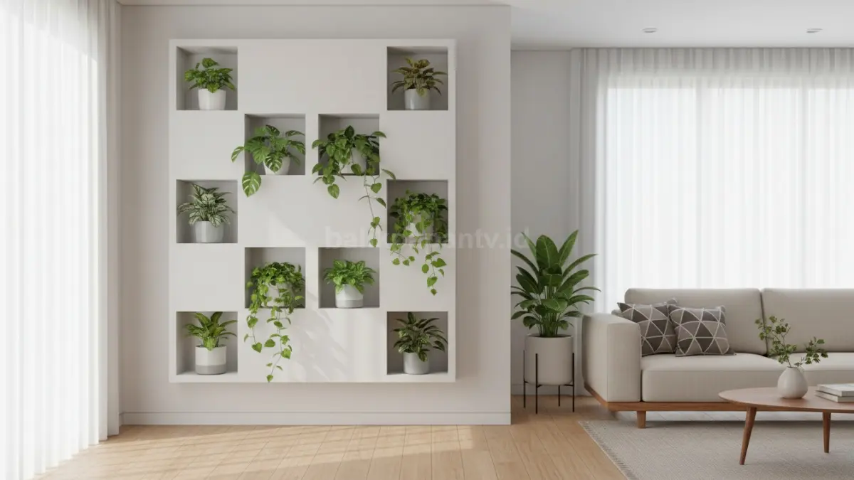 Stand pot built-in dinding (BTV/Ai)