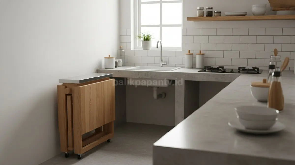 Troli Lipat untuk Dapur Super Compact (BTV/Ai)