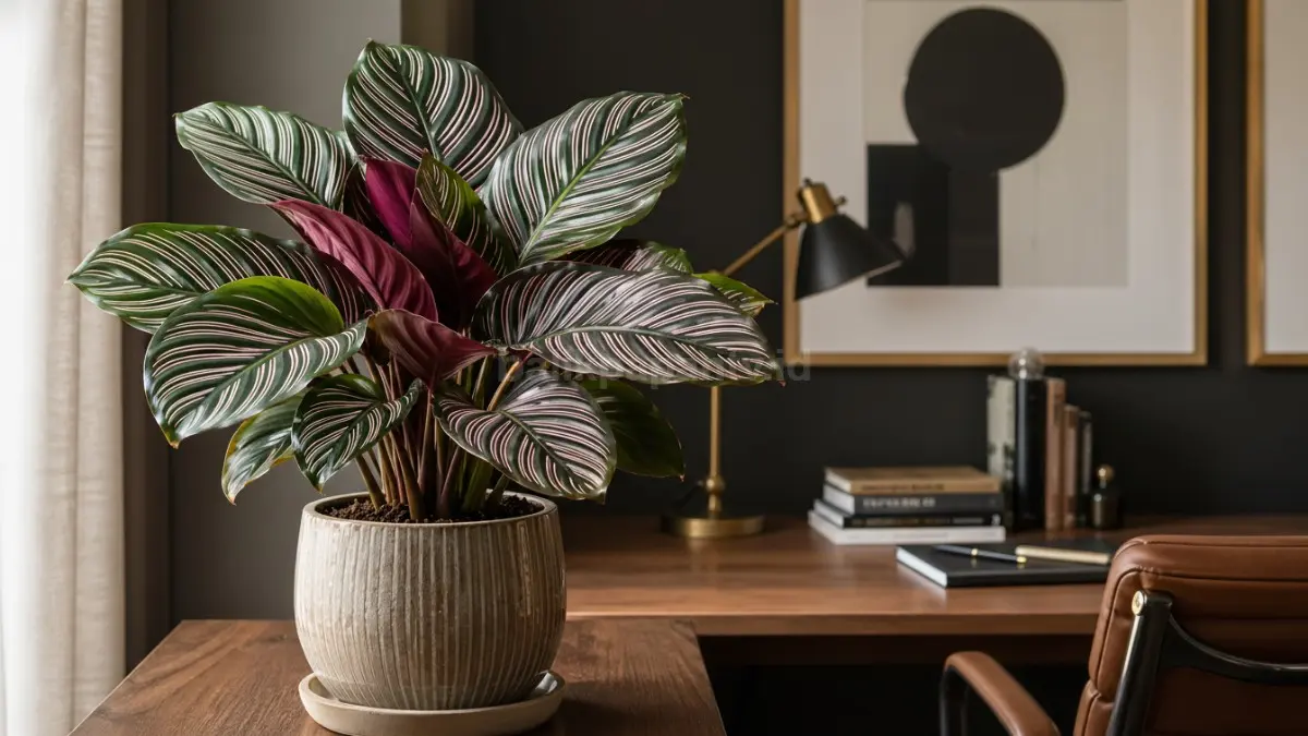 Calathea ornata. (BTV/Ai)