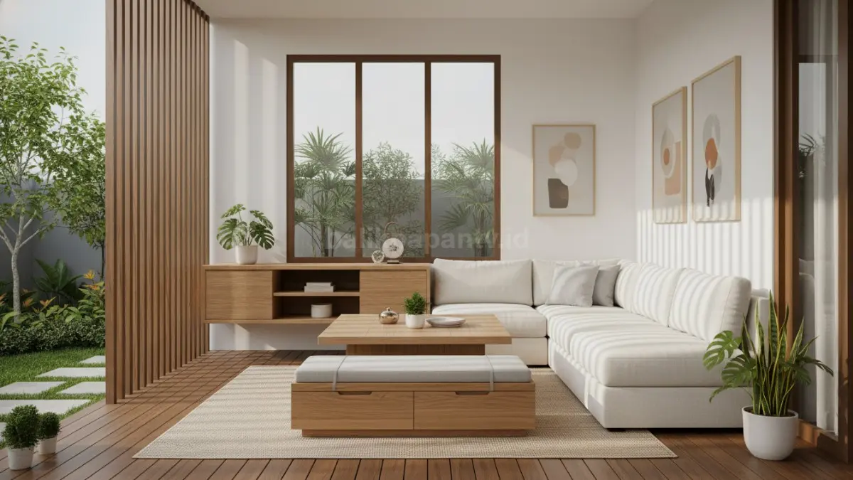 Gaya Minimalis dengan Furnitur Serba Multifungsi. (BTV/Ai)