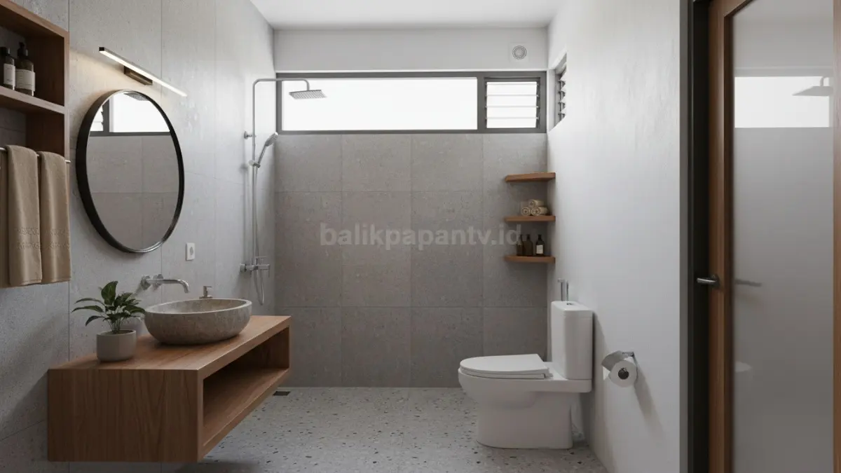 Kamar mandi (1,8 x 2 meter)