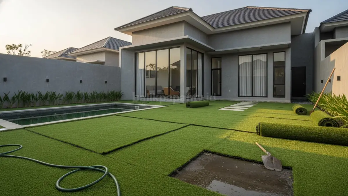 Kesalahan yang sering terjadi saat memasang rumput sintetis
