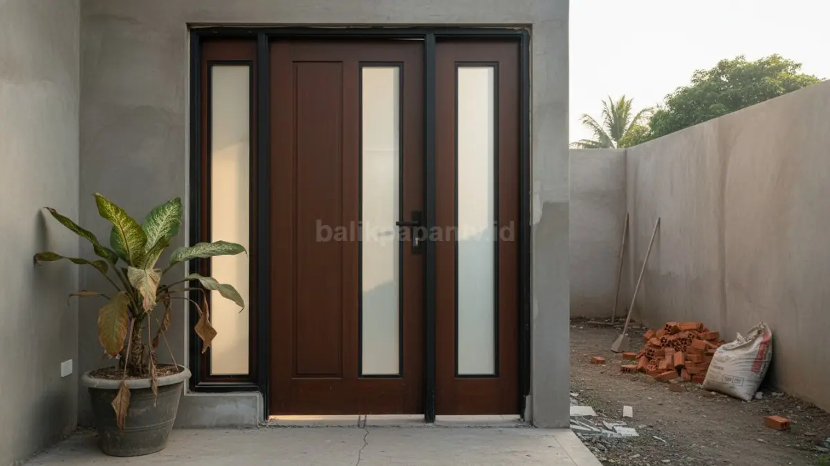 Kesalahan yang sering terjadi saat membuat pintu belakang

