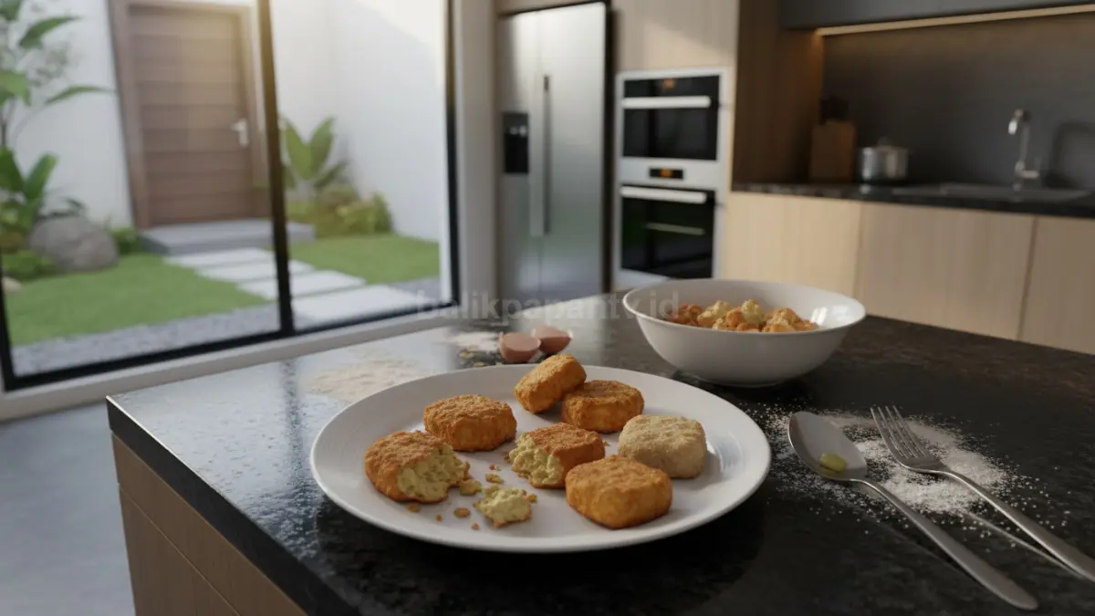 kesalahan yang terjadi saat bikin nugget tahu