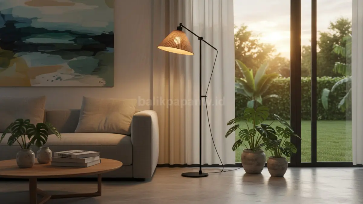 Lampu Lantai. (BTV/Ai)