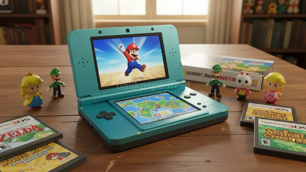 Nintendo 3DS klasik dengan layar 3D yang kembali diminati kolektor (BTV/Ai)