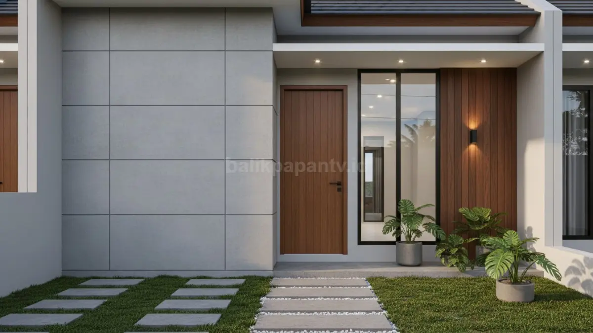 Panel Beton untuk Tampilan Modern dan Minimalis. (BTV/Ai)
