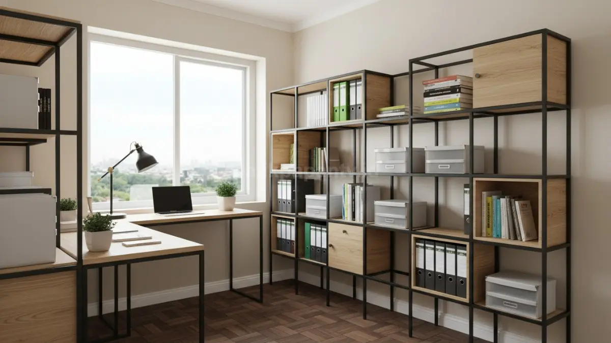 Rak Arsip Modular (Bisa Disusun Ulang) (BTV/Ai)