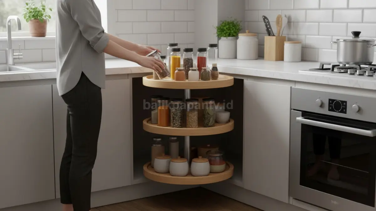 Rak Putar Sudut (Lazy Susan) (BTV/Ai)