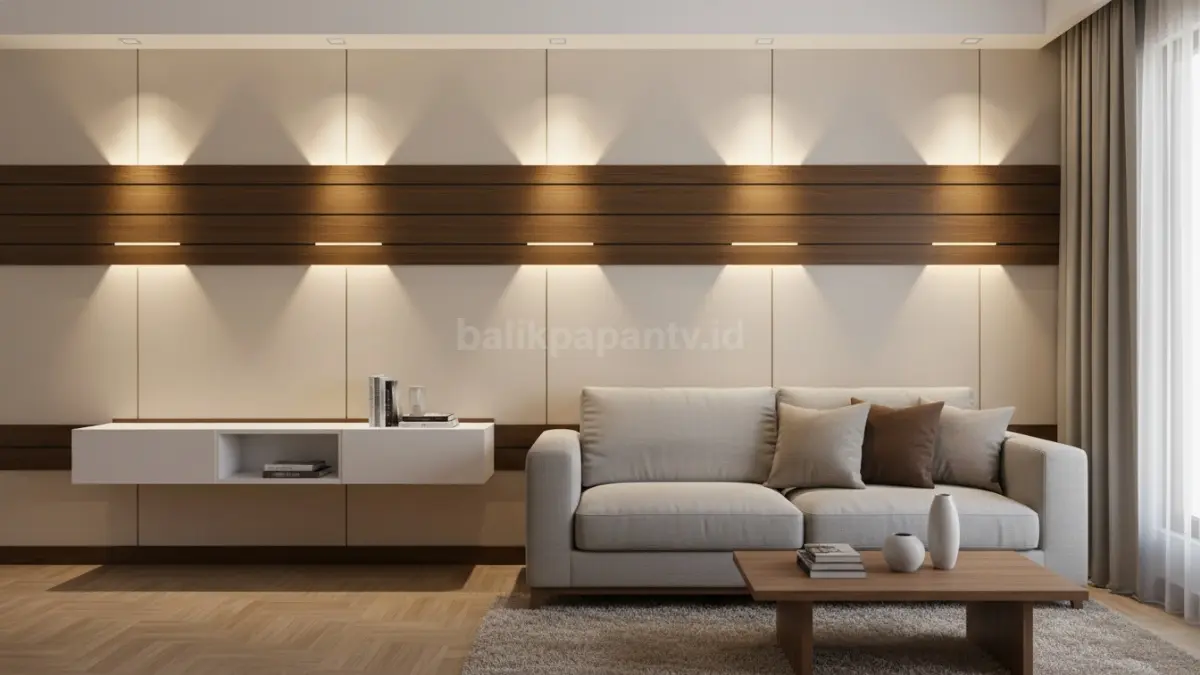 Wall lamp hidden LED strip (lampu tersembunyi) (BTV/Ai)
