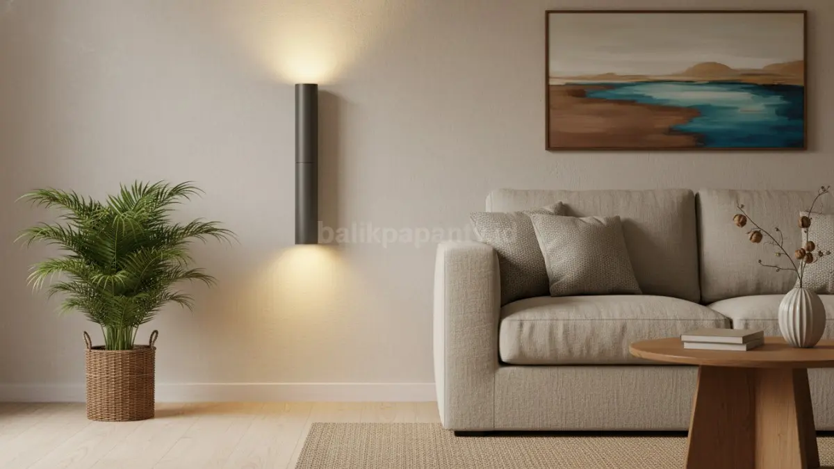Wall lamp model up-down light (cahaya atas bawah) (BTV/Ai)