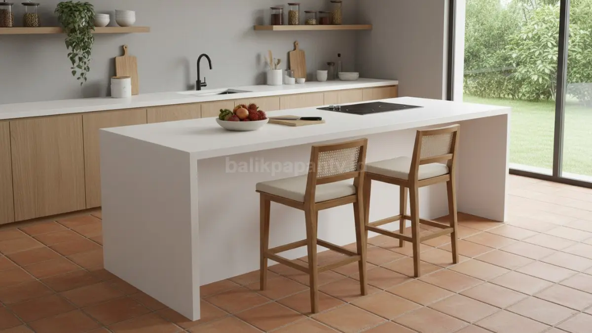 Countertop dengan konsep island mini (BTV/Ai)