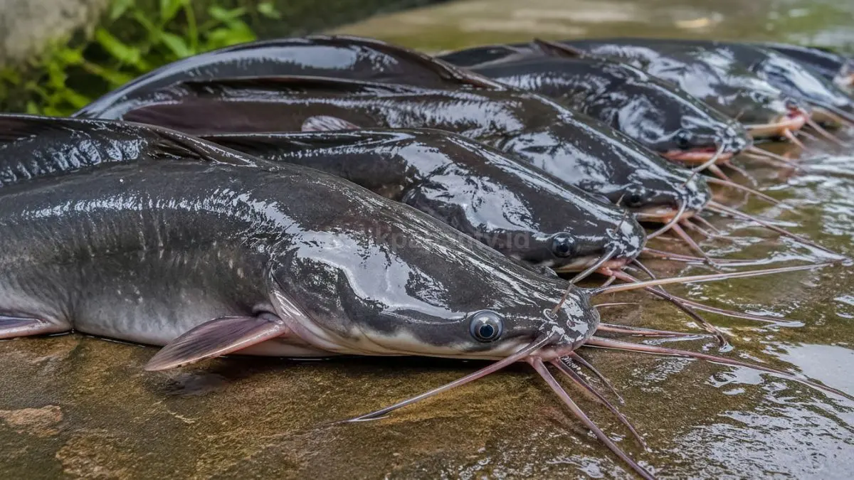 Ikan lele segar dari sumber bersih yang aman dikonsumsi. (BTV/Ai)