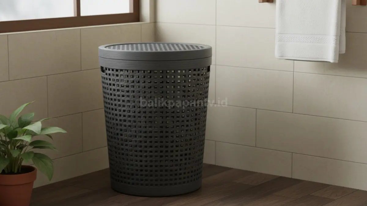 Keranjang pakaian berlubang dengan ventilasi udara optimal (BTV/Ai)
