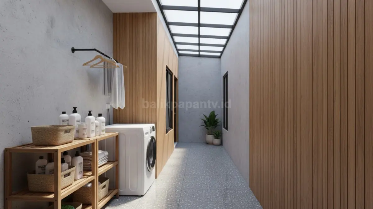Konsep lorong samping rumah
