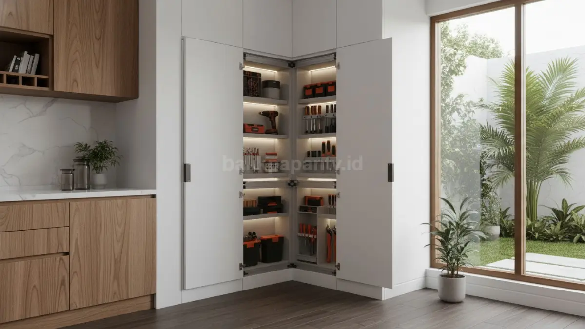  Lemari Alat Hidden Storage (Built-in Multifungsi) (BTV/Ai)