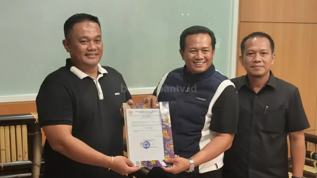 Pertemuan pimpinan KONI daerah di Samarinda saat deklarasi dukungan Anderiy
