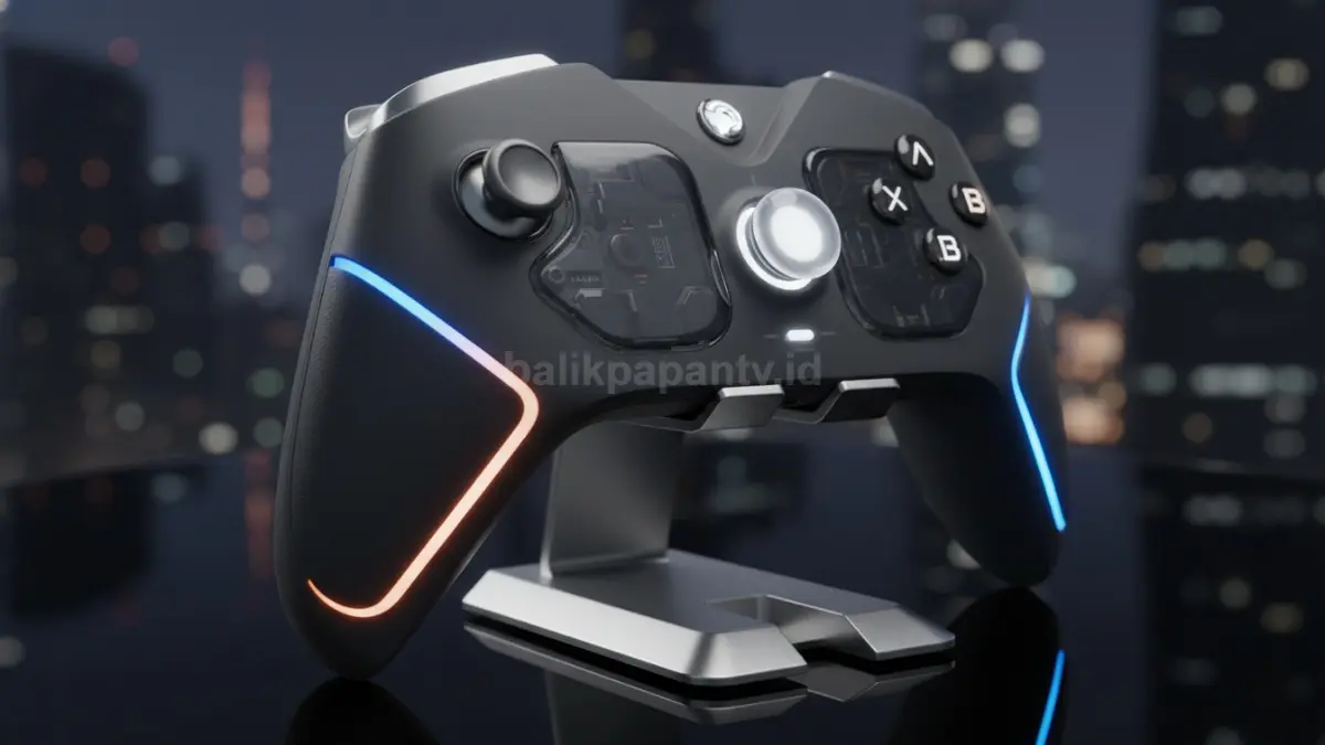 Steam Controller terbaru dengan desain modern dan fitur sensor grip inovatif (BTV/Ai)