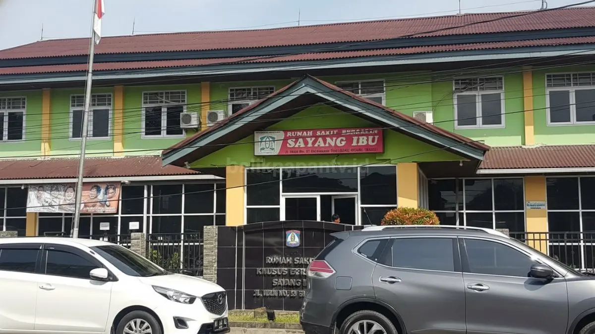 Tampilan depan RSIA Sayang Ibu Balikpapan yang kini sedang digenjot menjadi RSUD Tipe D.