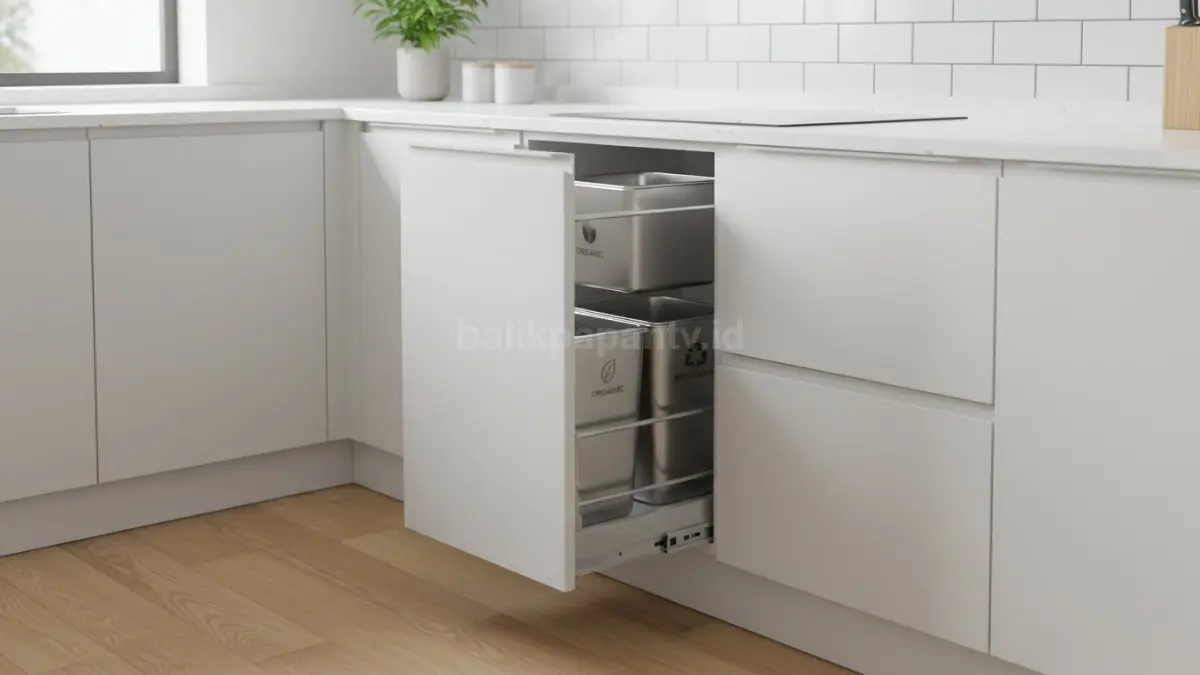 Kabinet tarik bawah (pull-out bin system) (BTV/Ai)