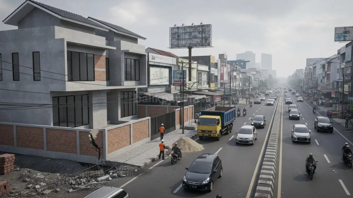 Kesalahan yang sering terjadi saat membangun rumah di pinggir jalan raya
