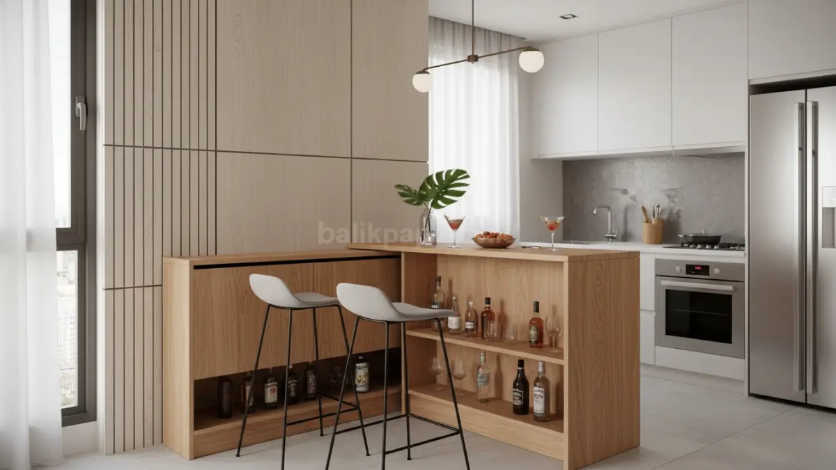 Mini bar lipat atau multifungsi. (BTV/Ai)