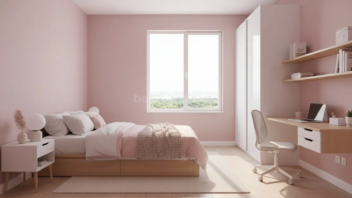  Pink minimal clean look. (BTV/Ai)