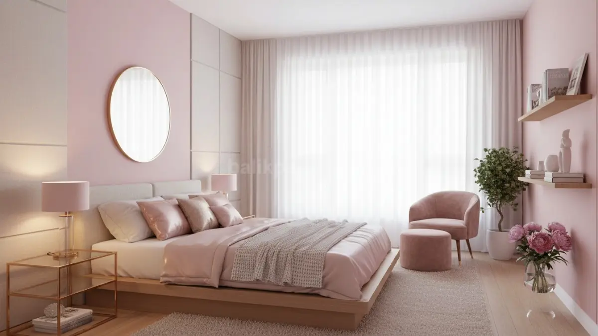 Pink soft glam sederhana. (BTV/Ai)