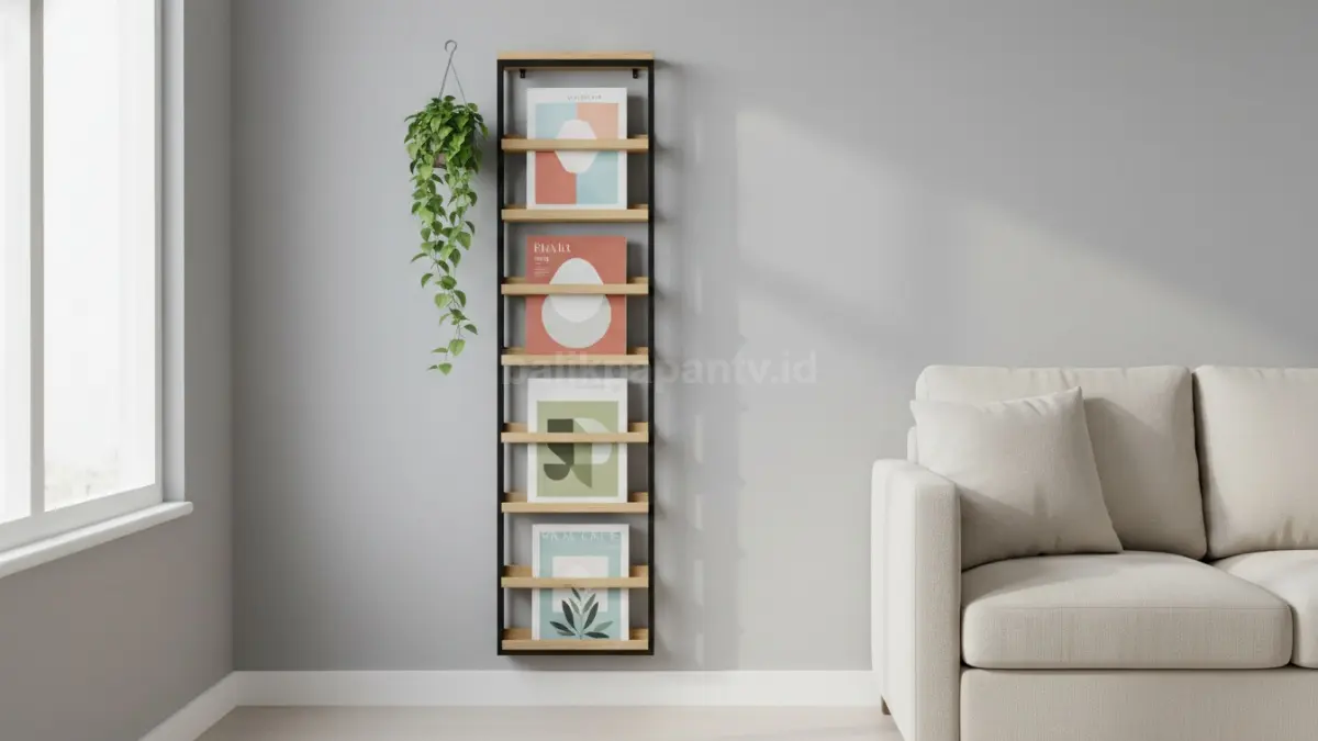Rak Dinding Vertikal Slim (BTV/Ai)