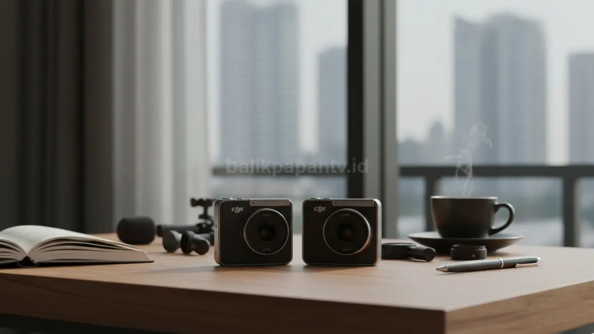 Kamera DJI Osmo Pocket 3 dan 4 berdampingan, simbol pilihan kreator konten modern (BTV/Ai)