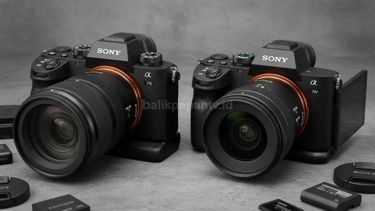 Perbandingan Sony A7R5 vs A74 dengan fokus desain dan penggunaan fotografi (BTV/Ai)