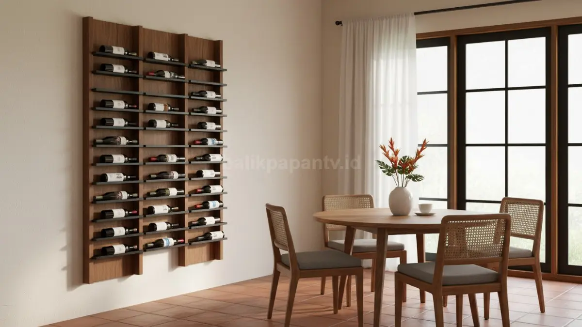  Rak wine dinding vertikal (wall-mounted) (BTV/Ai)