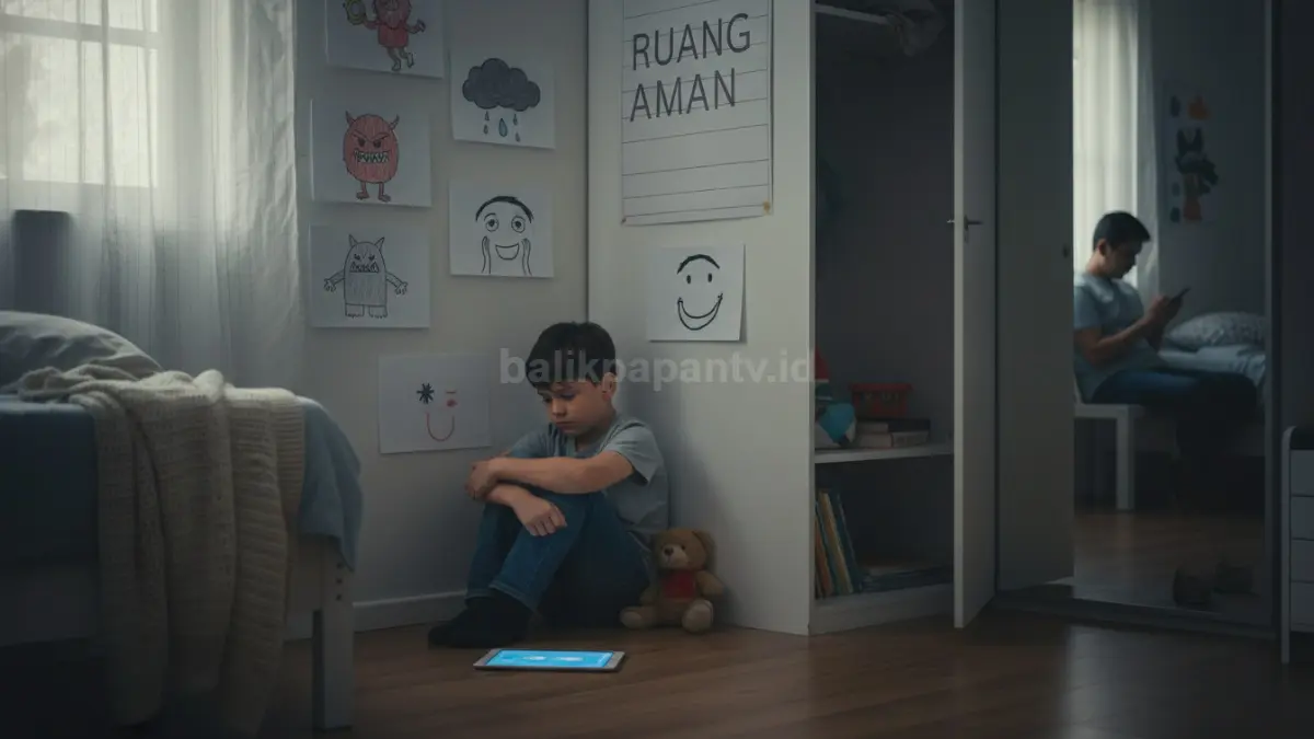 Anak perlu ruang aman mengekspresikan emosi tanpa dihakimi keluarga maupun lingkungan sekolah setiap hari.  (BTV/Ai)
