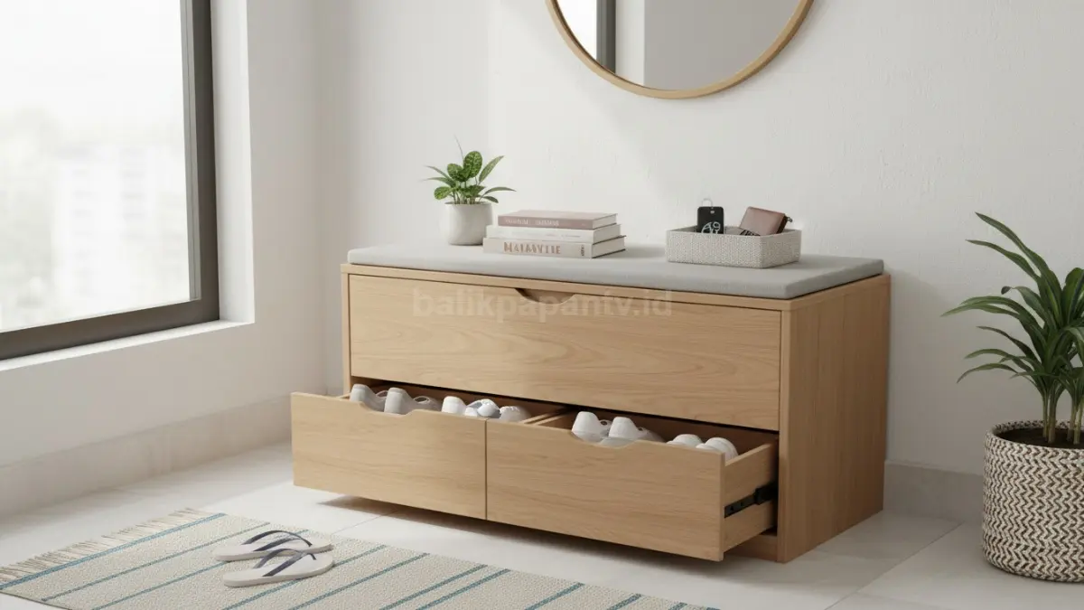  Bench dengan storage tersembunyi (BTV/Ai)