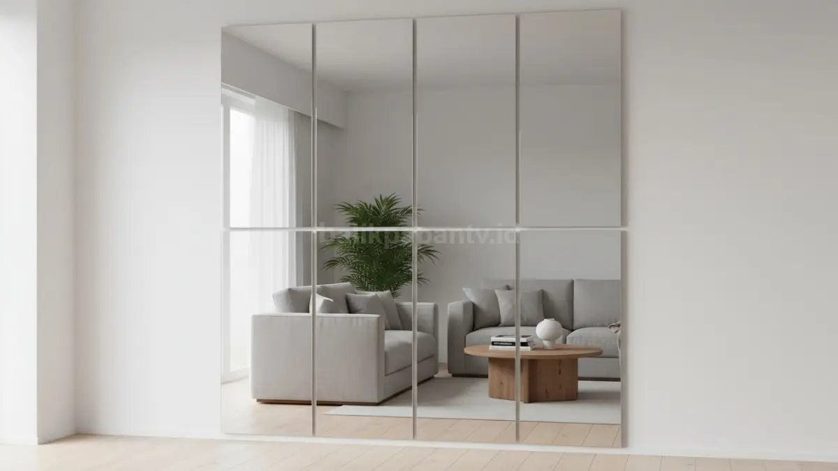 Cermin frameless modular vertikal (BTV/Ai)