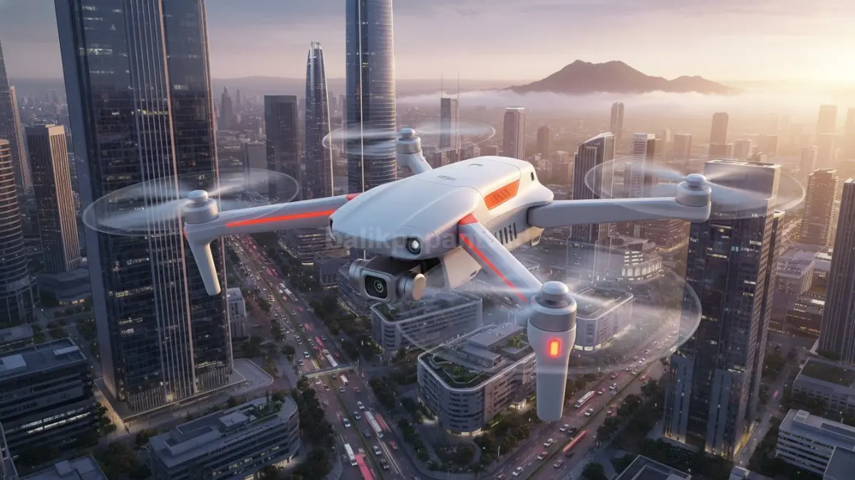 DJI Lito Series tampil dengan bodi ringan dan fitur pintar untuk kebutuhan konten harian serta aerial video modern. (BTV/Ai)