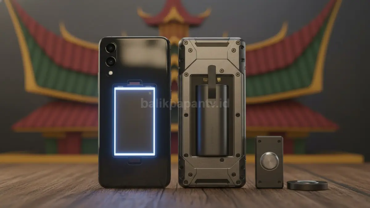 Perbandingan desain HP baterai tanam dengan perangkat removable battery era baru (BTV/Ai)