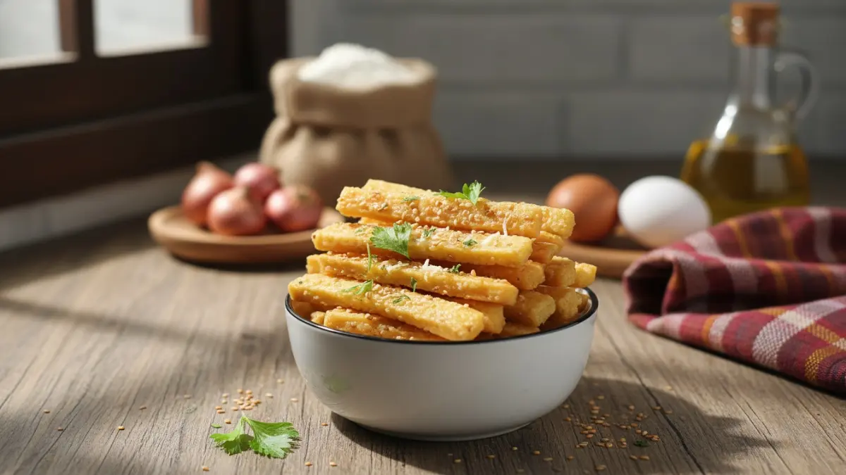 Stik bawang renyah gurih mudah dibuat, cocok camilan keluarga dengan variasi rasa lebih menarik kekinian.
